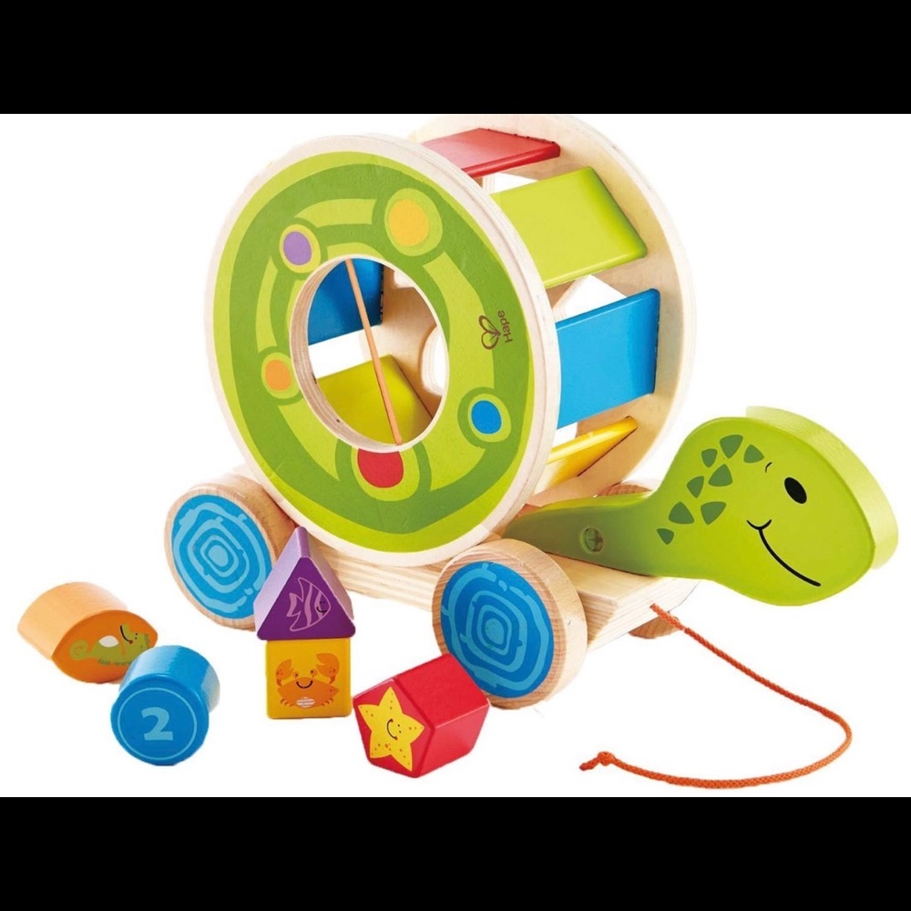 Brand new hape wooden pull toy